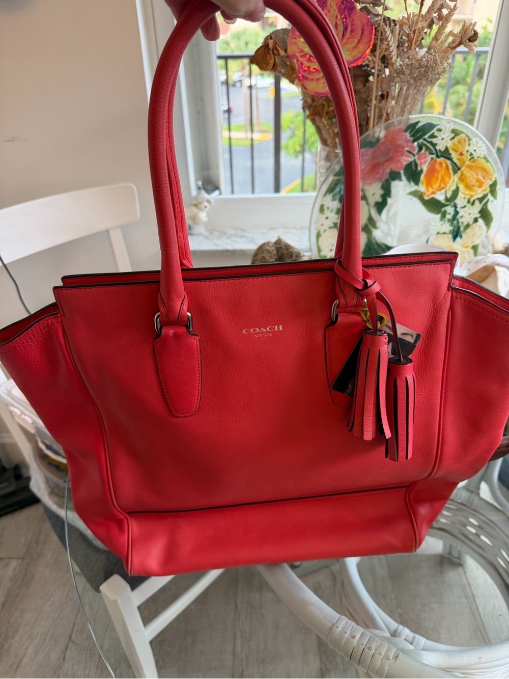 Coach Women's Leather Tote Bag